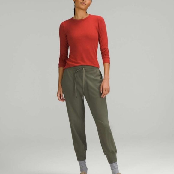 Lululemon Ready to Rulu High-Rise Cropped Jogger Army Green - Picture 4 of 11